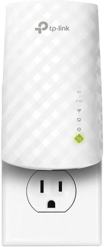 TP-Link WiFi Extender with Ethernet Port, Dual Band 5GHz/2.4GHz , Up to 44% More Bandwidth than Single Band, Covers Up to 1200 Sq.ft and 30 Devices, Signal Booster Amplifier...