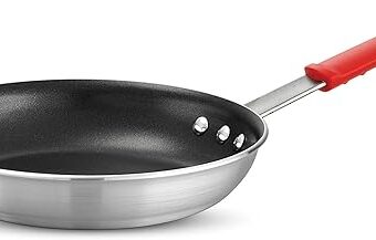 Tramontina Professional Series 10-Inch Fry Pan, Heavy-Gauge Aluminum with Reinforced Nonstick Coating, Oven and Dishwasher Safe, NSF Certified, Made in Brazil