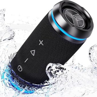 TREBLAB HD77 - Wireless Bluetooth Speaker - 30W Stereo, 20H Battery, IPX6 Waterproof, TWS Mode, Portable Speaker with Shockproof/Dustproof Body