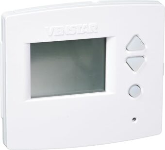 Venstar T3700 Residential Voyager WiFi Ready Thermostat - Works W/Alexa When WiFi Module Installed, White, 6.3 x 5 x2.3