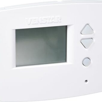 Venstar T3700 Residential Voyager WiFi Ready Thermostat - Works W/Alexa When WiFi Module Installed, White, 6.3 x 5 x2.3